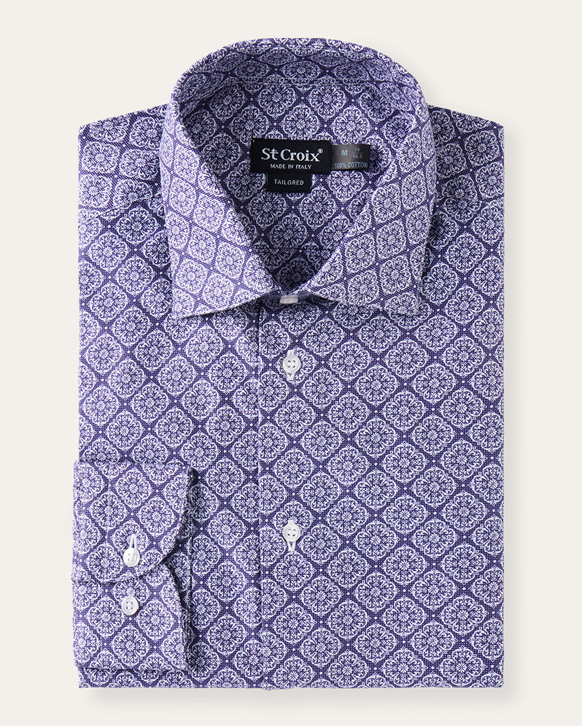 Medallion Cotton Shirt